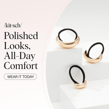 kitsch Gold Metal Cloud Cuff - Small