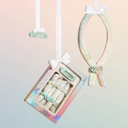 kitsch Hair Hero XL Satin Heatless Styling & Flat Lay Claw 4pc Set - Aura