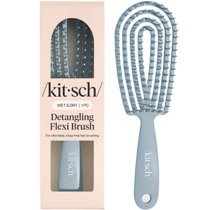 kitsch Haze Blue Detangling Flexi Brush