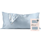 kitsch Haze Blue Satin Pillowcase - King