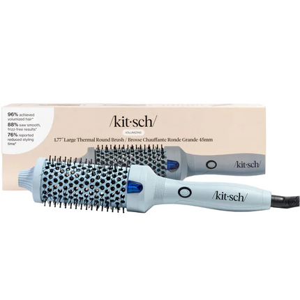 kitsch Haze Blue Volumizing Thermal Round Brush - Large