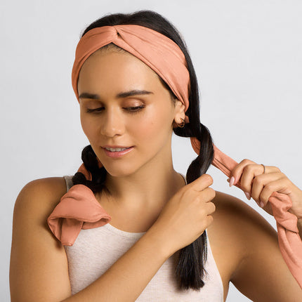 kitsch Terracotta Set & Flow Active Curling Headband