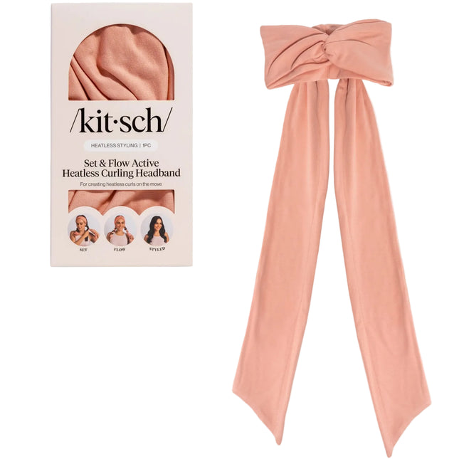 kitsch Terracotta Set & Flow Active Curling Headband