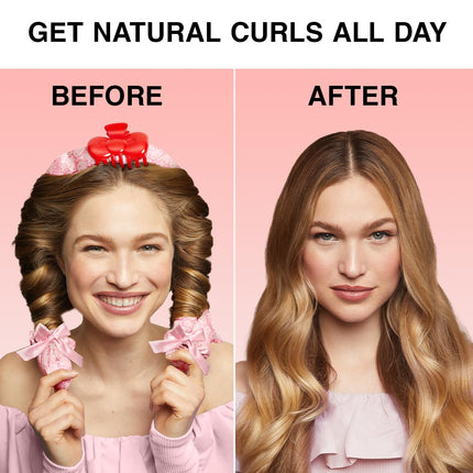 kitsch Hello Kitty x Kitsch XL Satin Heatless Styling & Bow Claw Clip 4pc Set