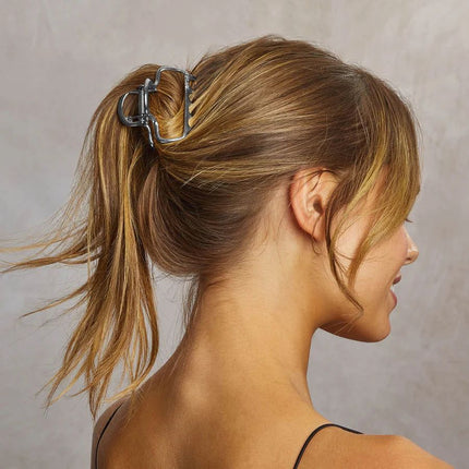 kitsch Hematite Metal Cloud Claw Clip