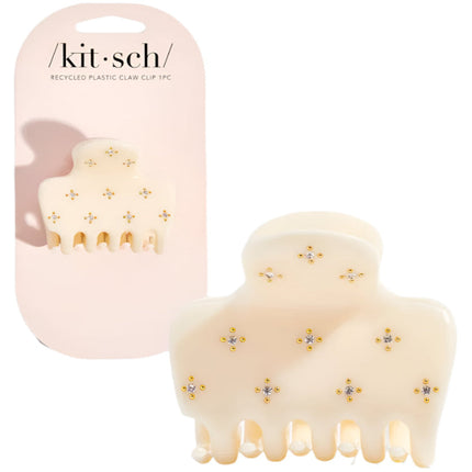 kitsch Ivory Rhinestone Cloud Claw Clip