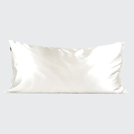 kitsch Ivory Satin Pillowcase - King