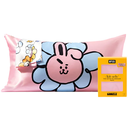 kitsch x BT21 Satin Pillowcase in COOKY - King