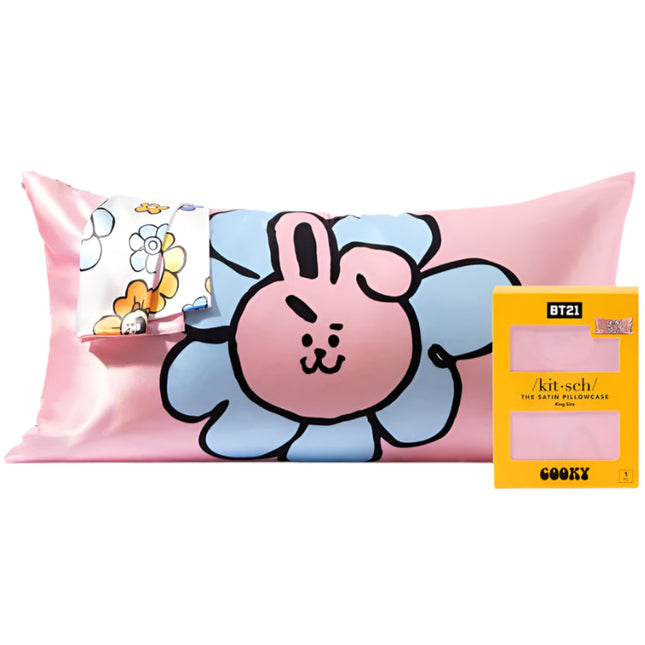 kitsch x BT21 Satin Pillowcase in COOKY - King
