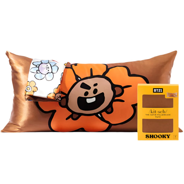 kitsch x BT21 Satin Pillowcase in SHOOKY - King