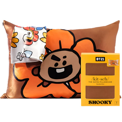 kitsch x BT21 Satin Pillowcase in SHOOKY - Standard