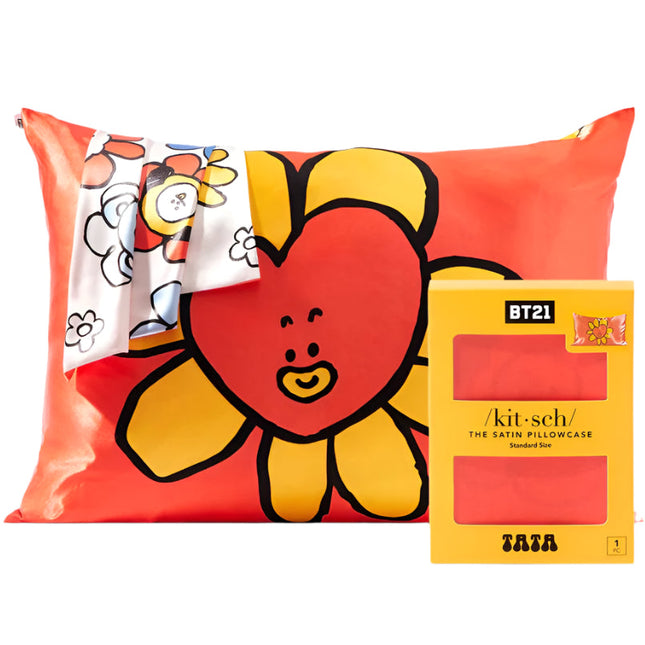 kitsch x BT21 Satin Pillowcase in TATA - Standard