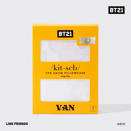 kitsch x BT21 Satin Pillowcase in VAN - King