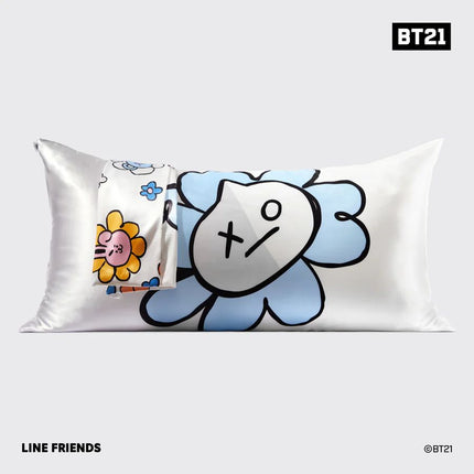 kitsch x BT21 Satin Pillowcase in VAN - King