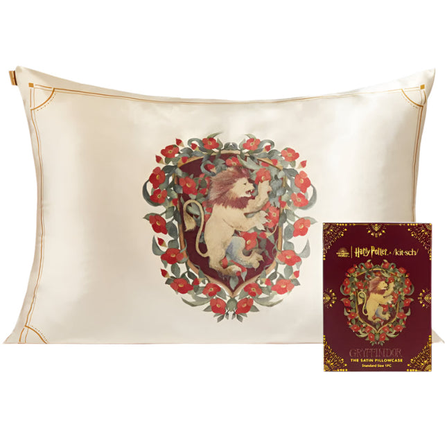 kitsch x Harry Potter Satin Pillowcase in Gryffindor - Standard