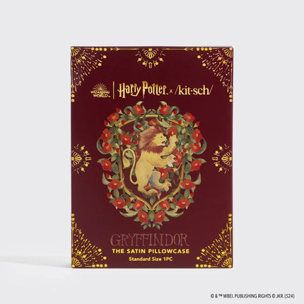kitsch x Harry Potter Satin Pillowcase in Gryffindor - Standard