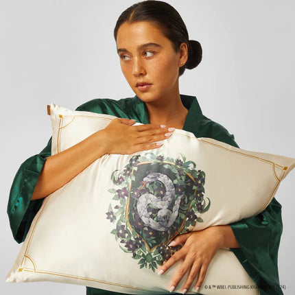 kitsch x Harry Potter Satin Pillowcase in Slytherin - Standard