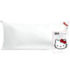 kitsch x Hello Kitty Satin Pillowcase in Ivory Kitty Bow - King