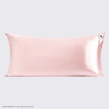 kitsch x Hello Kitty Satin Pillowcase in Pink Hello Kitty Face - King