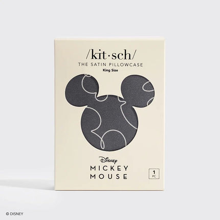 kitsch x Mickey and Minnie Satin Pillowcase in Mickey Magic - King