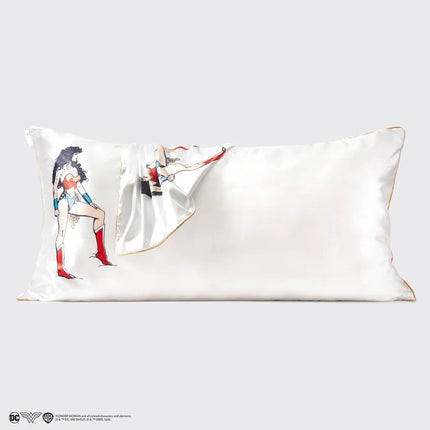 kitsch x Wonder Woman Satin Pillowcase in Believe in Wonder - King