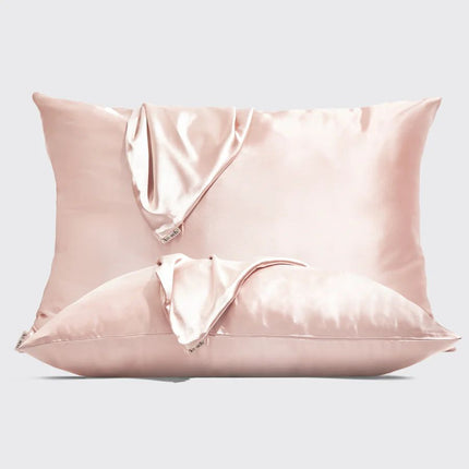 kitsch Limited Edition Blush Satin Pillowcases 2pc Set - Standard