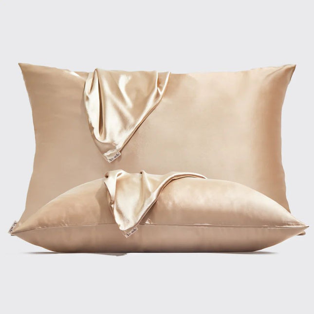 kitsch Limited Edition Champagne Satin Pillowcases 2pc Set - Standard