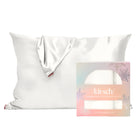 kitsch Limited Edition Ivory Satin Pillowcases 2pc Set - Standard