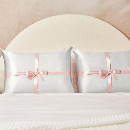kitsch Limited Edition Ivory Satin Pillowcases 2pc Set - Standard
