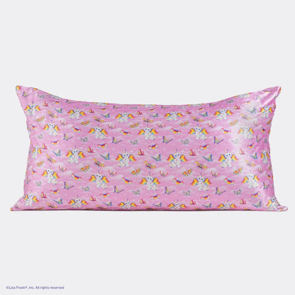 kitsch Lisa Frank x Kitsch Satin Pillowcase in Angel Kitty™ - King