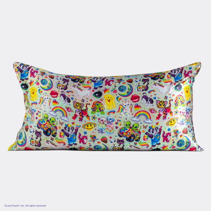 kitsch Lisa Frank x Kitsch Satin Pillowcase in The Fantastic World of Lisa Frank - King
