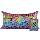 kitsch Lisa Frank x Kitsch Satin Pillowcase in Rainbow Leopard - King