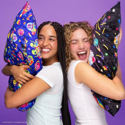 kitsch Lisa Frank® X Kitsch Satin Pillowcase in Saturn Sundae™