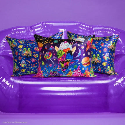 kitsch Lisa Frank® X Kitsch Satin Pillowcase in Saturn Sundae™