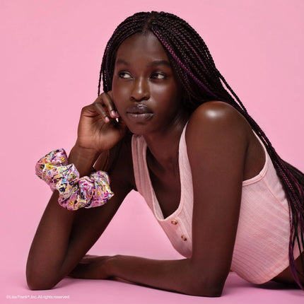 kitsch Lisa Frank X Kitsch Pillow Scrunchies® in Satin in the Fantastic World of Lisa Frank