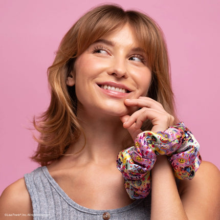 kitsch Lisa Frank X Kitsch Pillow Scrunchies® in Satin in the Fantastic World of Lisa Frank