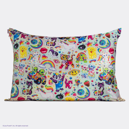 kitsch Lisa Frank x Kitsch Satin Pillowcase in The Fantastic World of Lisa Frank