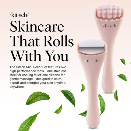 kitsch Mini Spa Rollers 2pc Set