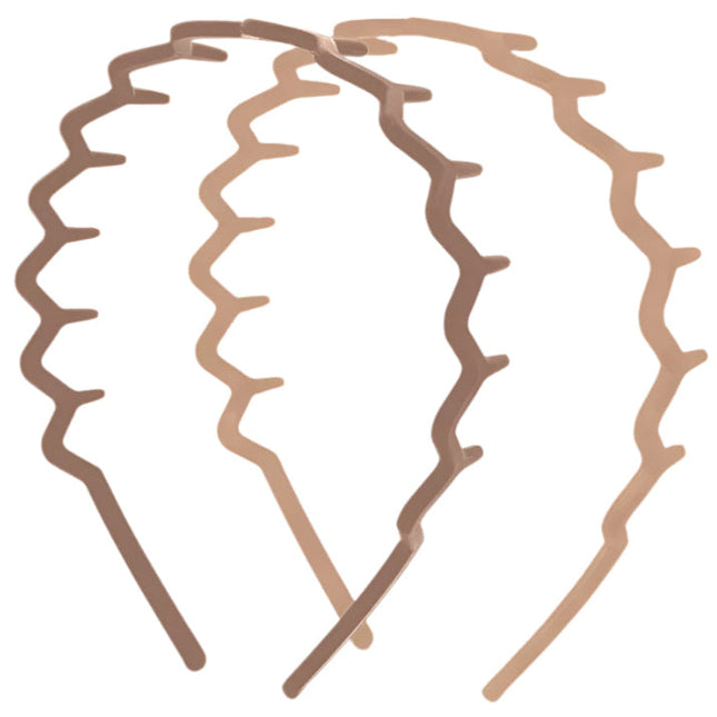 kitsch Neutral Zig Zag Headbands 2pc Set