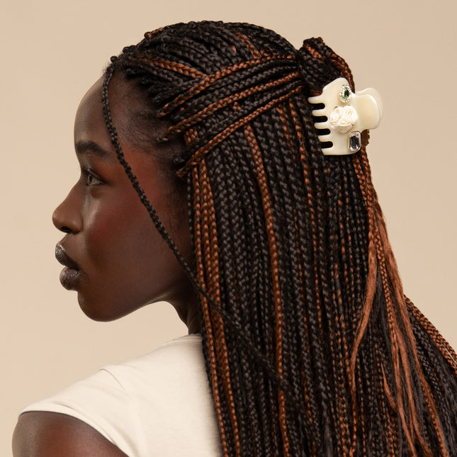 kitsch KitschPop™️ Cloud Clip & Charms in Pearlized Cream