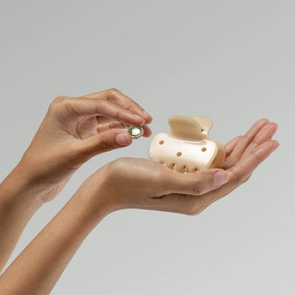 kitsch KitschPop™️ Cloud Clip & Charms in Pearlized Cream