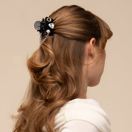 kitsch KitschPop™️ Cloud Clip & Charms in Vintage Black