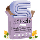 kitsch Purple Toning Shampoo Bar for Color Treated & Grey Hair