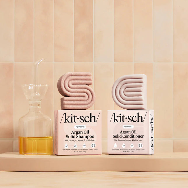kitsch Repairing Argan Oil Shampoo & Conditioner Set