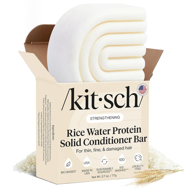 kitsch Rice Water Conditioner Bar for Hair Growth