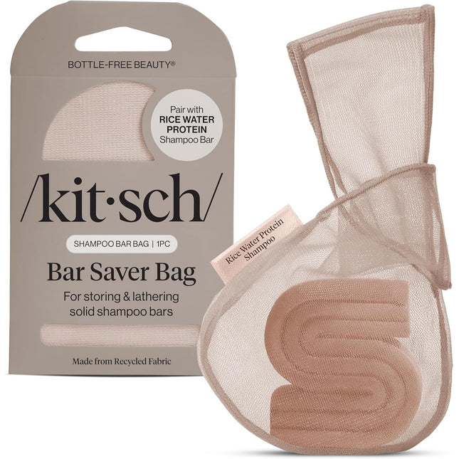 kitsch Rice Water Protein Shampoo Bar Saver Bag