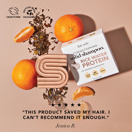 kitsch Rice Water Shampoo & Conditioner Set for Hair Growth