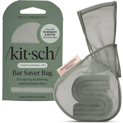 kitsch Rosemary & Biotin Shampoo Bar Saver Bag