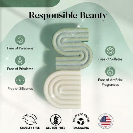 kitsch Rosemary & Biotin Shampoo and Conditioner Set for Hair Growth