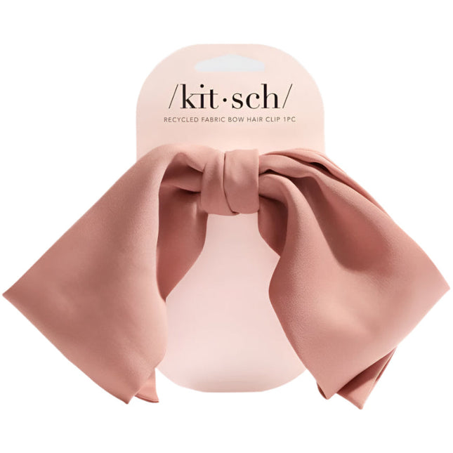 kitsch Rosewood Bow Hair Clip